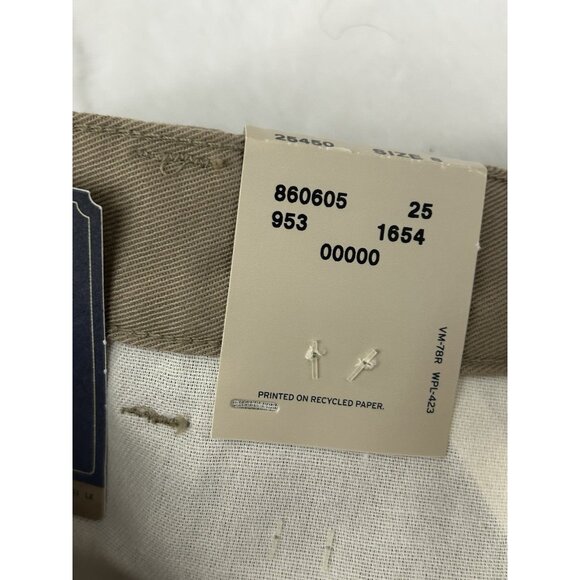 Women’s Dockers Flat Front Khaki 8 Short Tapered Legs No Wrinkle Pants NWT - Picture 12 of 16